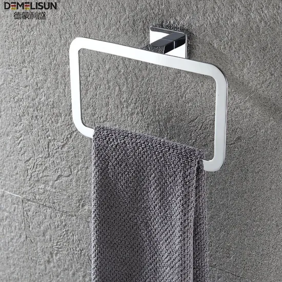 Modern Design Zinc Alloy Bathroom Accessories Wall Mounted Towel Ring