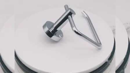 Customized Chrome Plated Zinc Alloy Toilet 6 Pieces Bathroom Accessories Sets (NC50020)