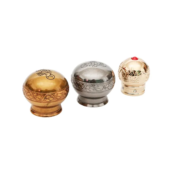 Custom Plating Nickel Die Casting Zamak Perfume Bottle Caps Zinc Alloy Perfume Bottle Cap Zamac Perfume Bottle Lids Lotion Bottle Caps 