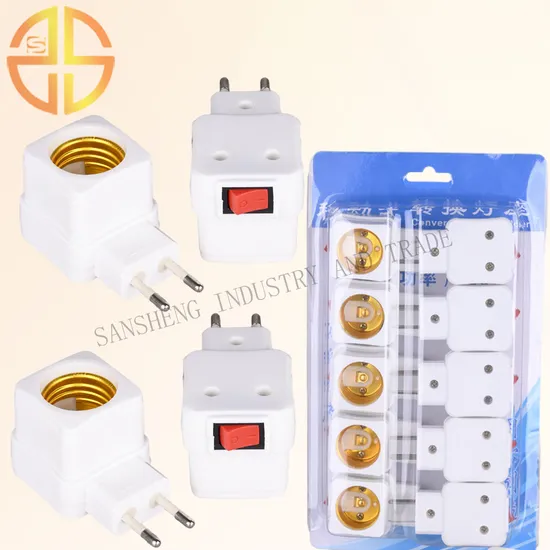 Convenient E27 Lamp Holder with Switch for Home Lighting Accessory 