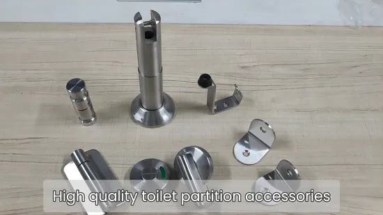 Cheap Public Bathroom Door Parts Toilet Partition Hardware Cubicle Accessories 