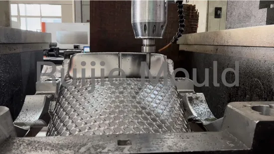 Sample Customization Injection Mold Maker Large Rattan Design PP Garden Plastic Table Stool Chair Mould 