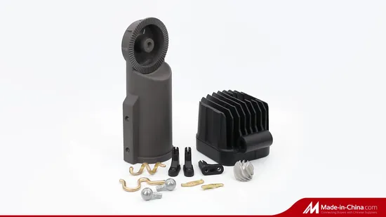 Heat Sink Zinc Alloy Lighting Fixture Lamp Parts Street Light Aluminum Die Casting LED Housing with Powder Coating by Pressure Casting Process CNC Machining 