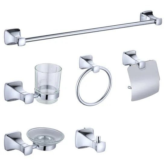 Bathroom Accessories Set Washroom Fittings Towel Rack Zinc Alloy Bathroom Set 