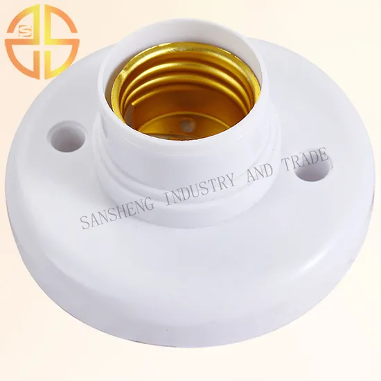 Plastic Lamp Holder with Zinc Alloy for Durable LED Lighting Fixtures 